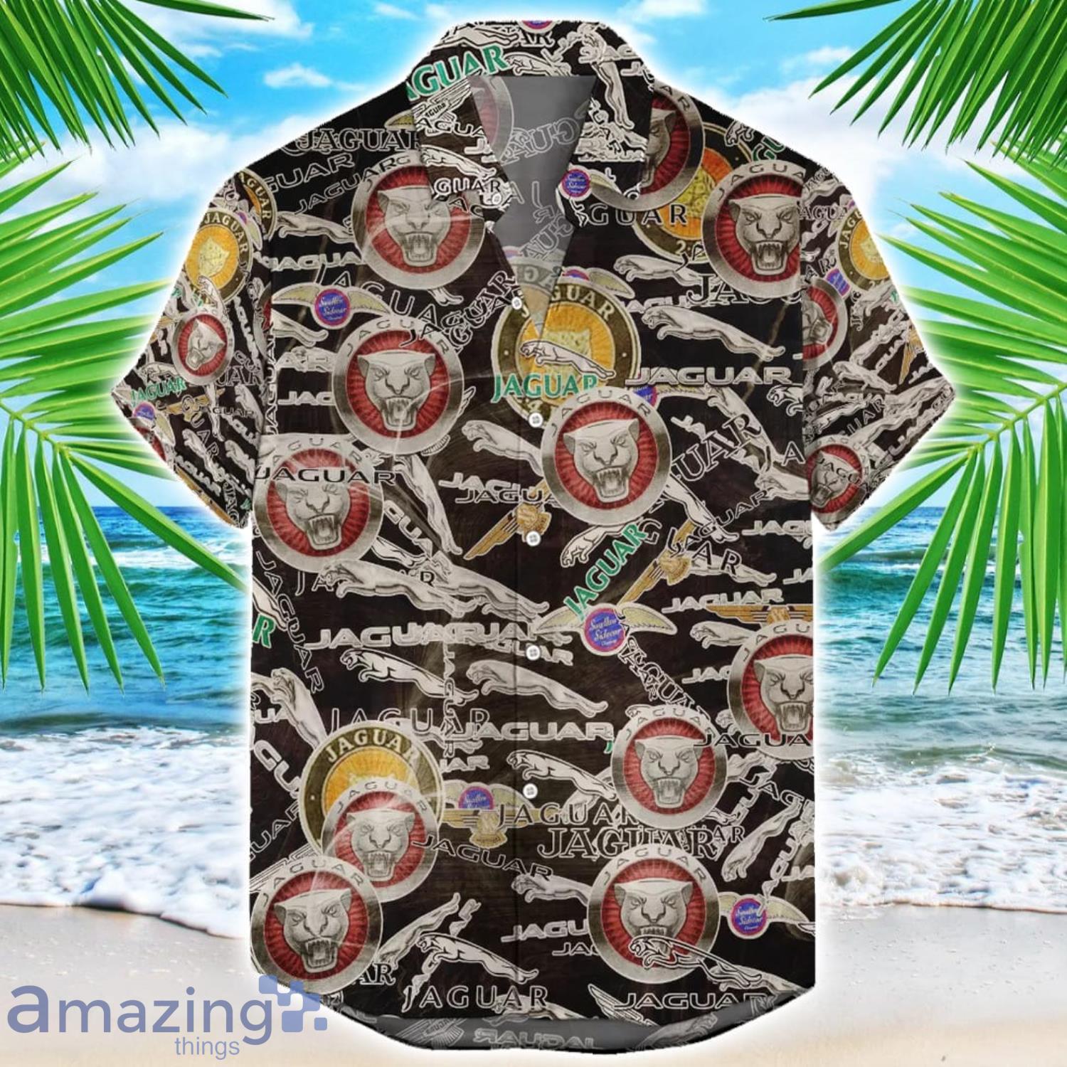 Jaguar Car 3D Printing Hawaiian Shirt For Men And Women image Jaguar Car 3D Printing Hawaiian Shirt For Men And Women Product Photo 1