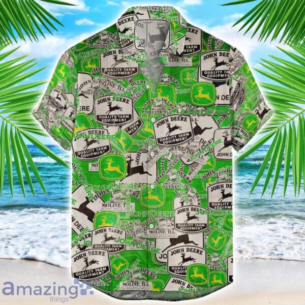 JD 3D Printing Tractor Logo Hawaiian Shirt For Men And Women Product Photo 1