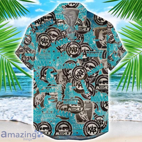Kamaz 3D Printing Truck Logo Hawaiian Shirt For Men And Women Product Photo 1