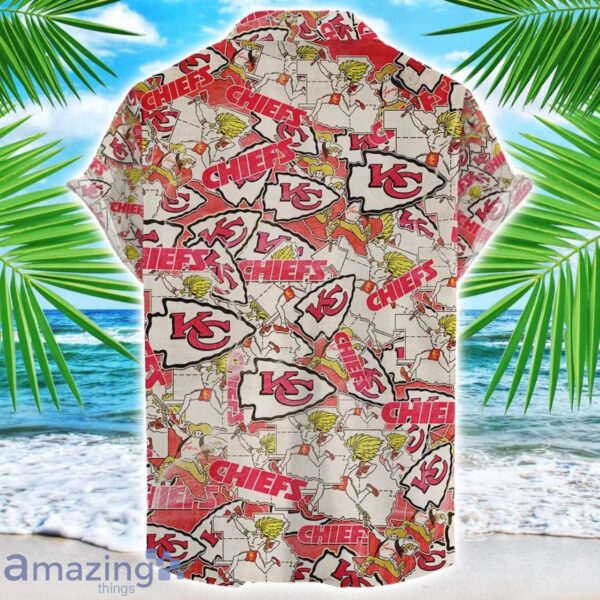 Kansas City Chiefs NFL Team Logo 3D Hawaiian Shirt Limited For Sports Fans Product Photo 2