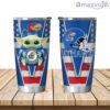 Kansas Jayhawks Baby Yoda Travel Tumbler 20oz