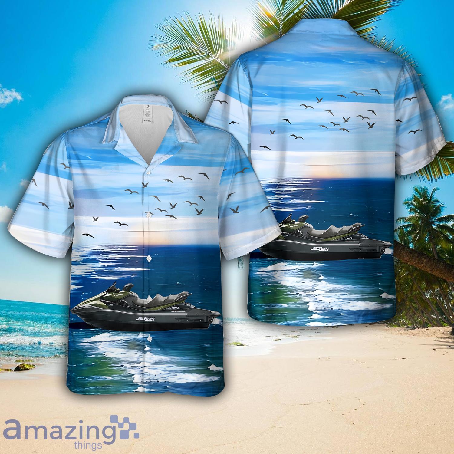 Kawasaki JET SKI ULTRA 310 3d Hawaiian Shirt image Kawasaki JET SKI ULTRA 310 3d Hawaiian Shirt Product Photo 1