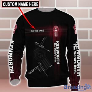 Kenworth Logo Custom Name 3D T-Shirt Sweatshirt Hoodie Bomber Jacket Product Photo 5