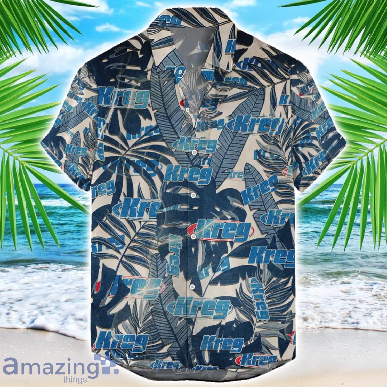 Kreg Tools Retro Logo Hawaiian Shirt For Men And Women Summer Gift image Kreg Tools Retro Logo Hawaiian Shirt For Men And Women Summer Gift Product Photo 1