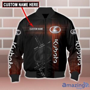 Kubota Logo Custom Name 3D T-Shirt Sweatshirt Hoodie Bomber Jacket Product Photo 6