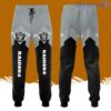 Las Vegas Raiders Unisex All Over Print 3D Long Pants Black Gray