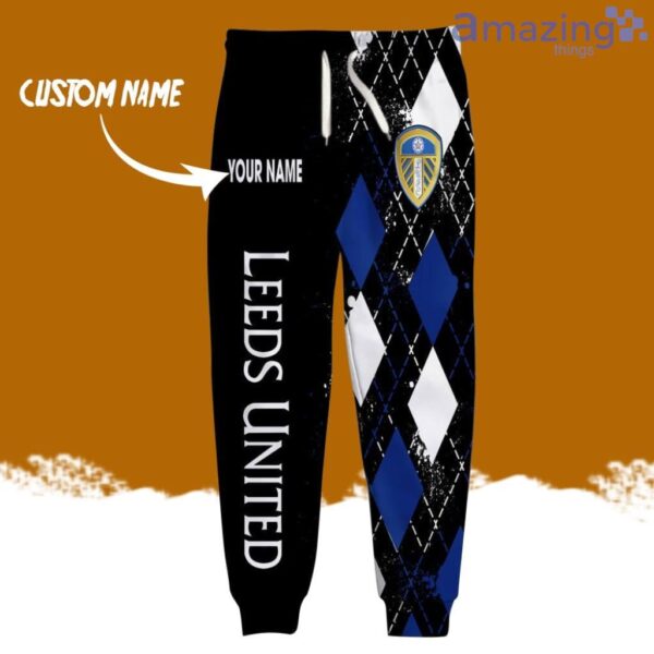 Leeds United FC Logo Brand Long Pant 3D Printed Flattering Figure Custom Name Gift Product Photo 2