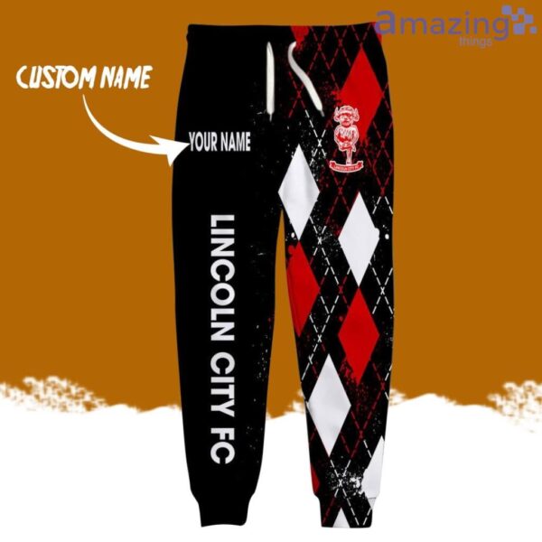 Lincoln City FC Logo Brand Long Pant 3D Printed Flattering Figure Custom Name Gift Product Photo 2