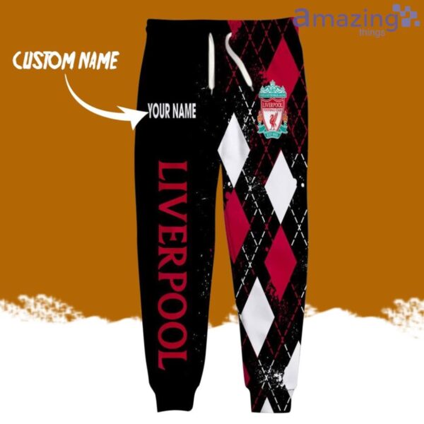 Liverpool FC Logo Brand Long Pant 3D Printed Flattering Figure Custom Name Gift Product Photo 1