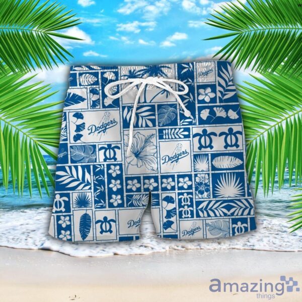 Los Angeles Dodgers Beach Combo Hawaiian Shirt And Shorts For Fans Product Photo 2