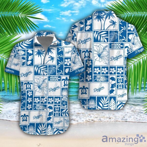 Los Angeles Dodgers Beach Combo Hawaiian Shirt And Shorts For Fans Product Photo 1