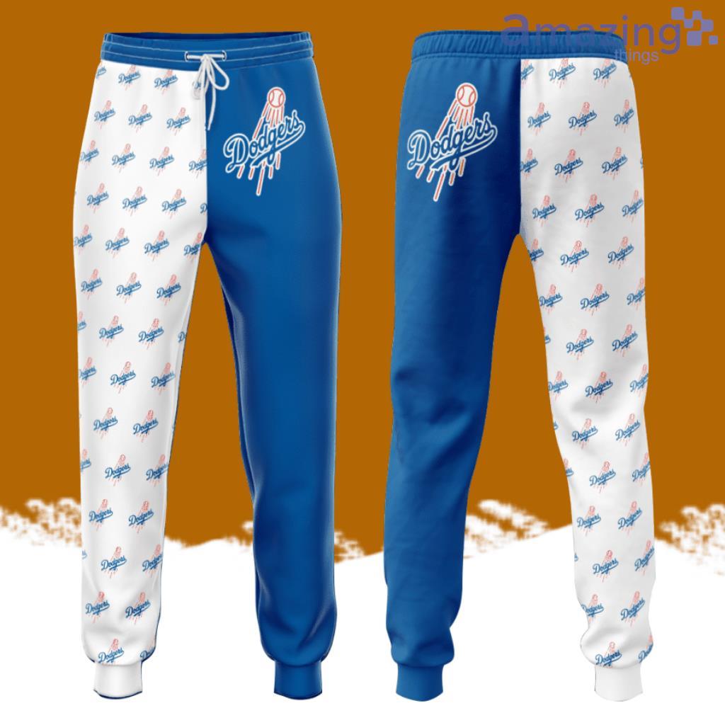 Los Angeles Dodgers Logo All Over Print 3D Casual Unisex All Over Print 3D Long Pants White Blue image Los Angeles Dodgers Logo All Over Print 3D Casual Unisex All Over Print 3D Long Pants White Blue Product Photo 1