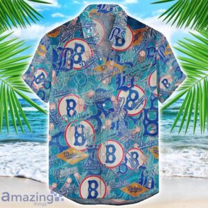 Los Angeles Dodgerss 3D Printing MLB Team Logo Hawaiian Shirt Unique Gift For Fans Product Photo 1