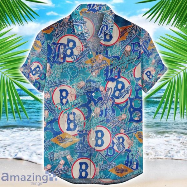 Los Angeles Dodgerss 3D Printing MLB Team Logo Hawaiian Shirt Unique Gift For Fans Product Photo 1