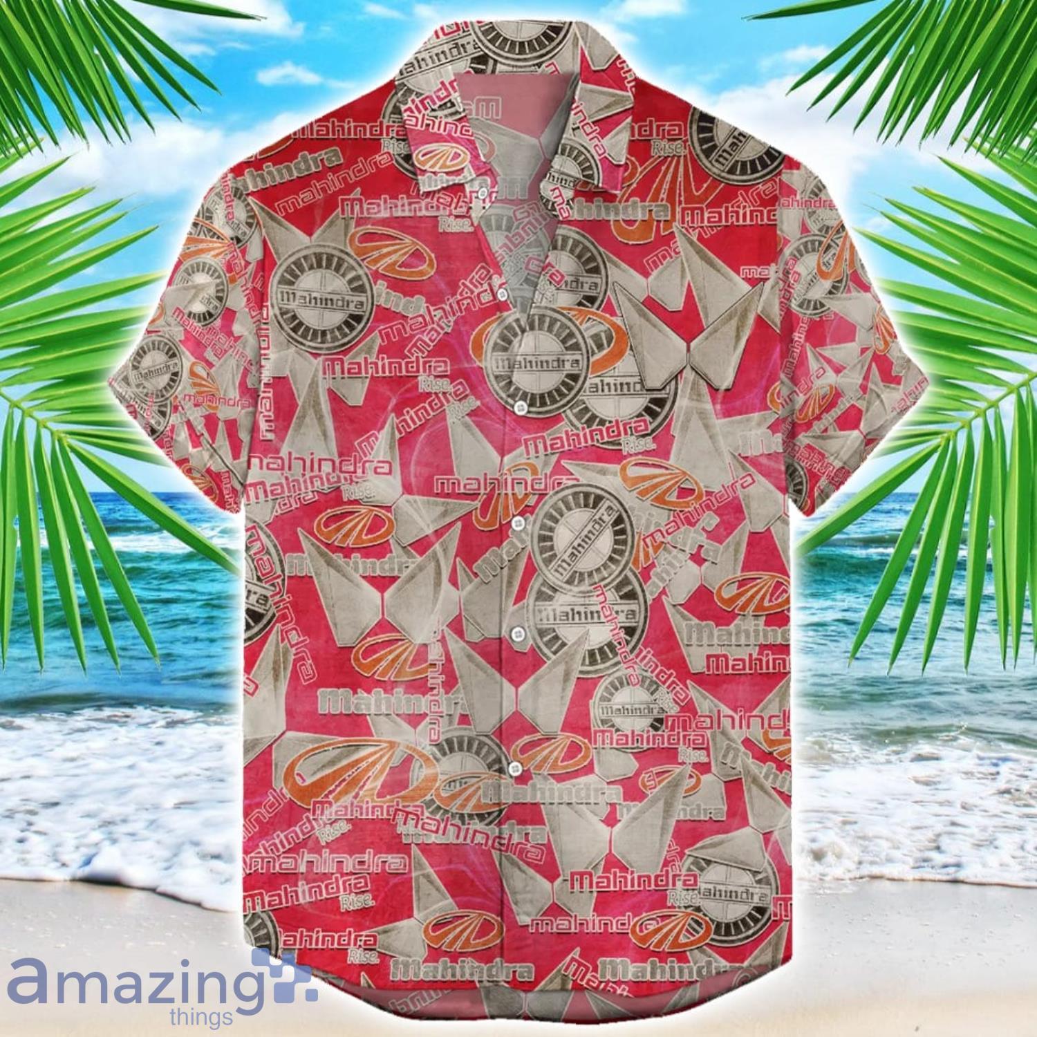 Mahindra 3D Printing Truck Logo Hawaiian Shirt For Men And Women image Mahindra 3D Printing Truck Logo Hawaiian Shirt For Men And Women Product Photo 1