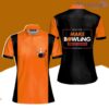 Make Bowling Great Again Orange Polo Shirt For Women Best Fashion Golf