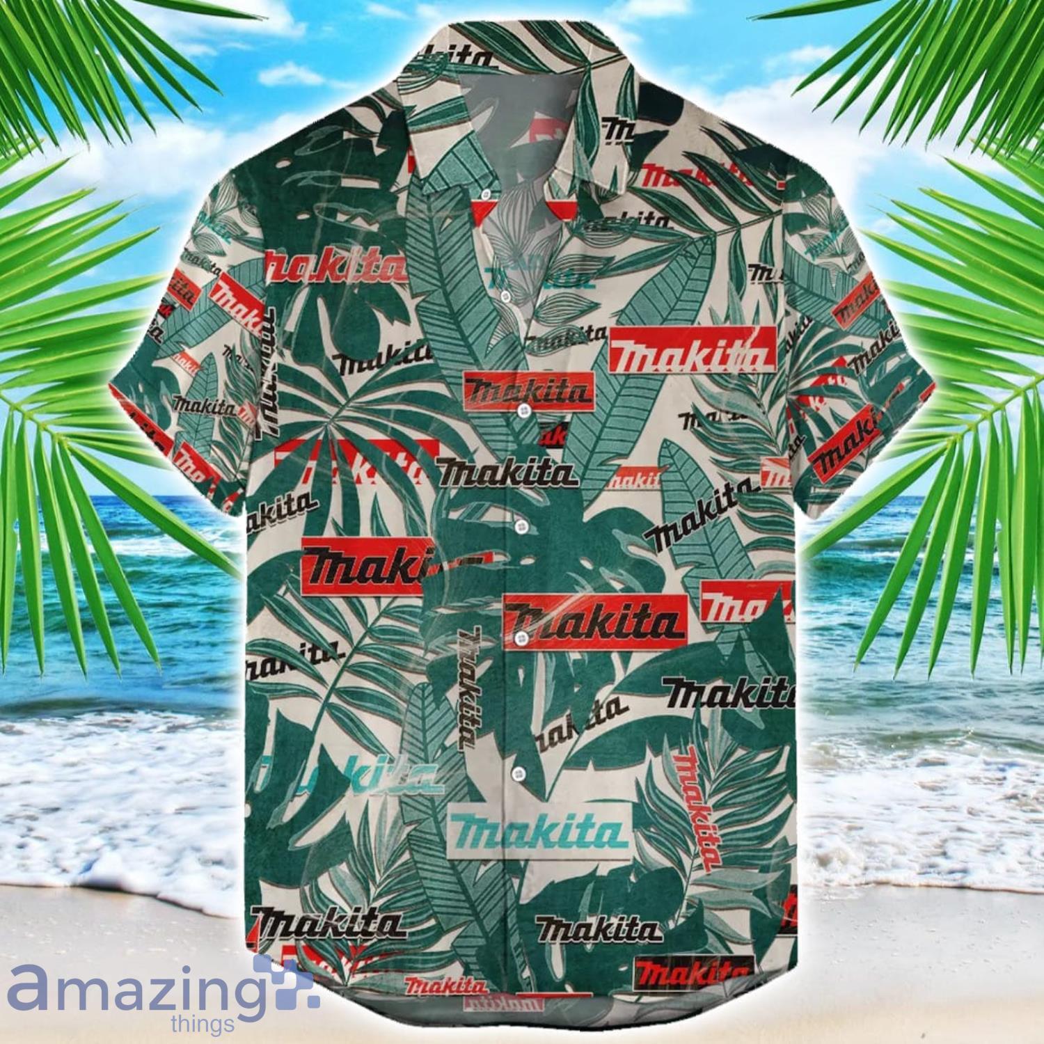 Makita Tools Retro Logo Hawaiian Shirt For Men And Women Summer Gift image Makita Tools Retro Logo Hawaiian Shirt For Men And Women Summer Gift Product Photo 1