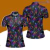 Mandalas Gecko Lizards With Boho Suns Tropical Pattern Polo Shirt For Women Best Fashion Golf