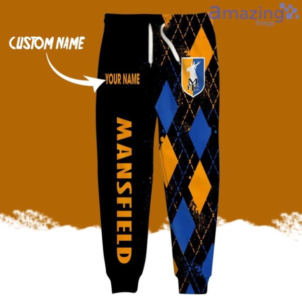 Mansfield Town Logo Brand Long Pant 3D Printed Flattering Figure Custom Name Gift Product Photo 1