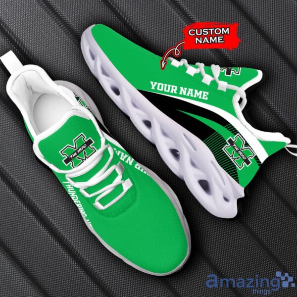 Marshall Thundering Herd NCAA Max Soul Shoes NCAA Team Lgo Sneakers Custom Name Gift For Fans Product Photo 1