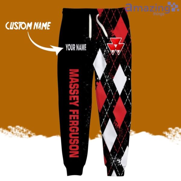 Massey Ferguson Logo Brand Long Pant 3D Printed Flattering Figure Custom Name Gift Product Photo 1