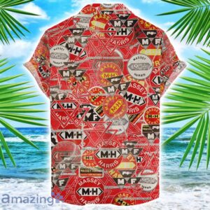 Massey Harris Hawaii All Printed Tractor Logo Hawaiian Shirt For Men And Women image Massey Harris Hawaii All Printed Tractor Logo Hawaiian Shirt For Men And Women Product Photo 2