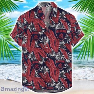 Melbourne Demons Hawaiian Shirt ‘Paradise’ AFL 2024 Product Photo 2