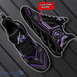 Melbourne Storm NRL Max Soul Shoes Running Sneakers Custom Name Product Photo 1