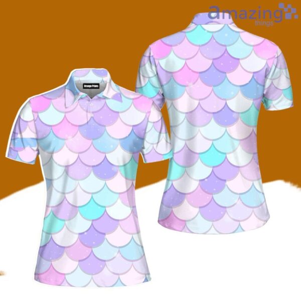 Mermaid Pattern Polo Shirt For Women Best Fashion Golf Product Photo 1