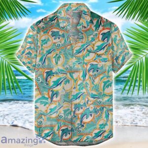 Miami Dolphins NFL Team Logo 3D Hawaiian Shirt Limited For Sports Fans Product Photo 1