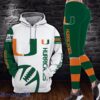 Miami Hurricanes Combo Hoodie And Leggings NCCA Sport team Gift