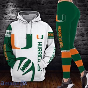 Miami Hurricanes Combo Hoodie And Leggings NCCA Sport team Gift Product Photo 1