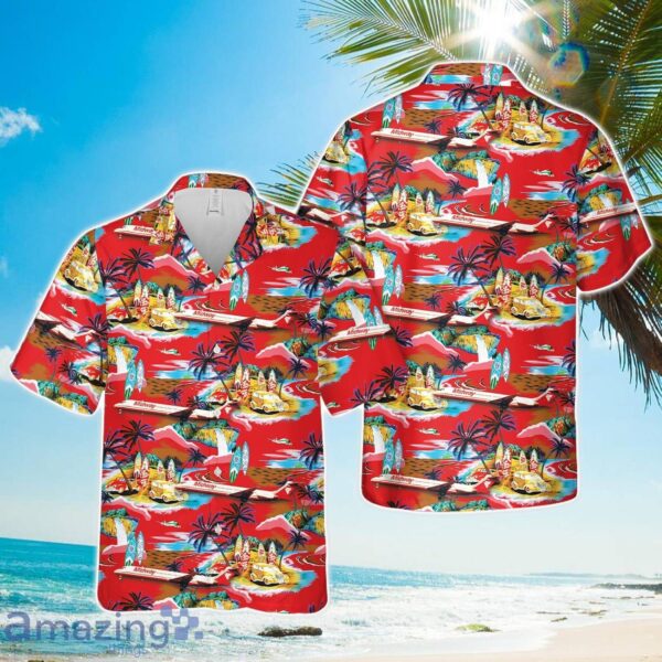 Midway Airlines MD-87 3d Hawaiian Shirt Product Photo 1