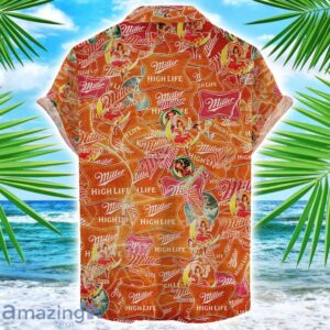 Miller High Life 3D Printing Beer Logo Hawaiian Shirt For Men And Women Product Photo 2