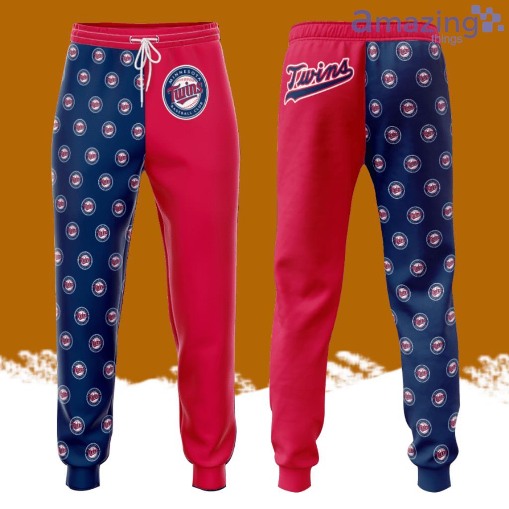 Minnesota Twins All Over Print 3D Unisex All Over Print 3D Long Pants Blue Red image Minnesota Twins All Over Print 3D Unisex All Over Print 3D Long Pants Blue Red Product Photo 1