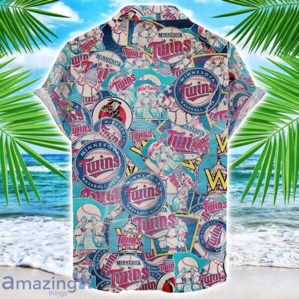 Minnesota Twinss MLB Team Logo 3D Hawaiian Shirt Limited For Sports Fans Product Photo 2