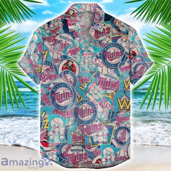 Minnesota Twinss MLB Team Logo 3D Hawaiian Shirt Limited For Sports Fans Product Photo 1