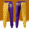 Minnesota Vikings Professional Football All Over Print 3D Long Pants Purple