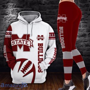 Mississippi State Bulldogs Combo Hoodie And Leggings NCCA Sport team Gift Product Photo 1
