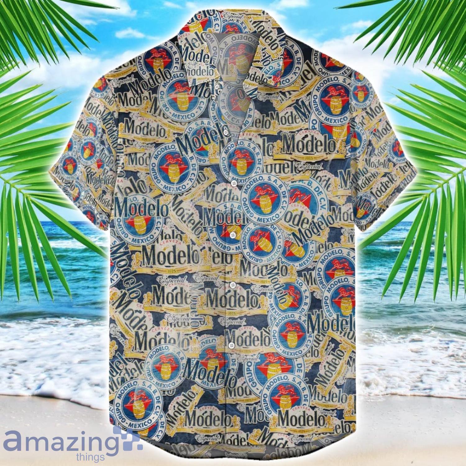Modelo 3D Printing Beer Logo Hawaiian Shirt For Men And Women image Modelo 3D Printing Beer Logo Hawaiian Shirt For Men And Women Product Photo 1