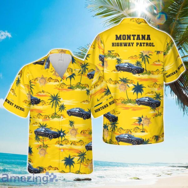 Montana Highway Patrol 2015-2019 Charger 3d Hawaiian Shirt Product Photo 1