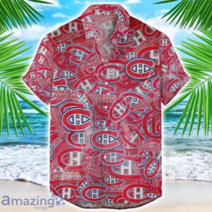 Montreal Canadiens 3D Printing NHL Team Logo Hawaiian Shirt Unique Gift For Fans Product Photo 1