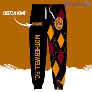 Motherwell FC Logo Brand Long Pant 3D Printed Flattering Figure Custom Name Gift Product Photo 2