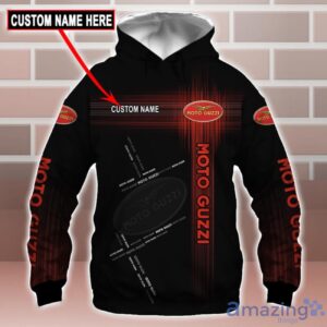 Moto Guzzi Logo Custom Name 3D T-Shirt Sweatshirt Hoodie Bomber Jacket Product Photo 1