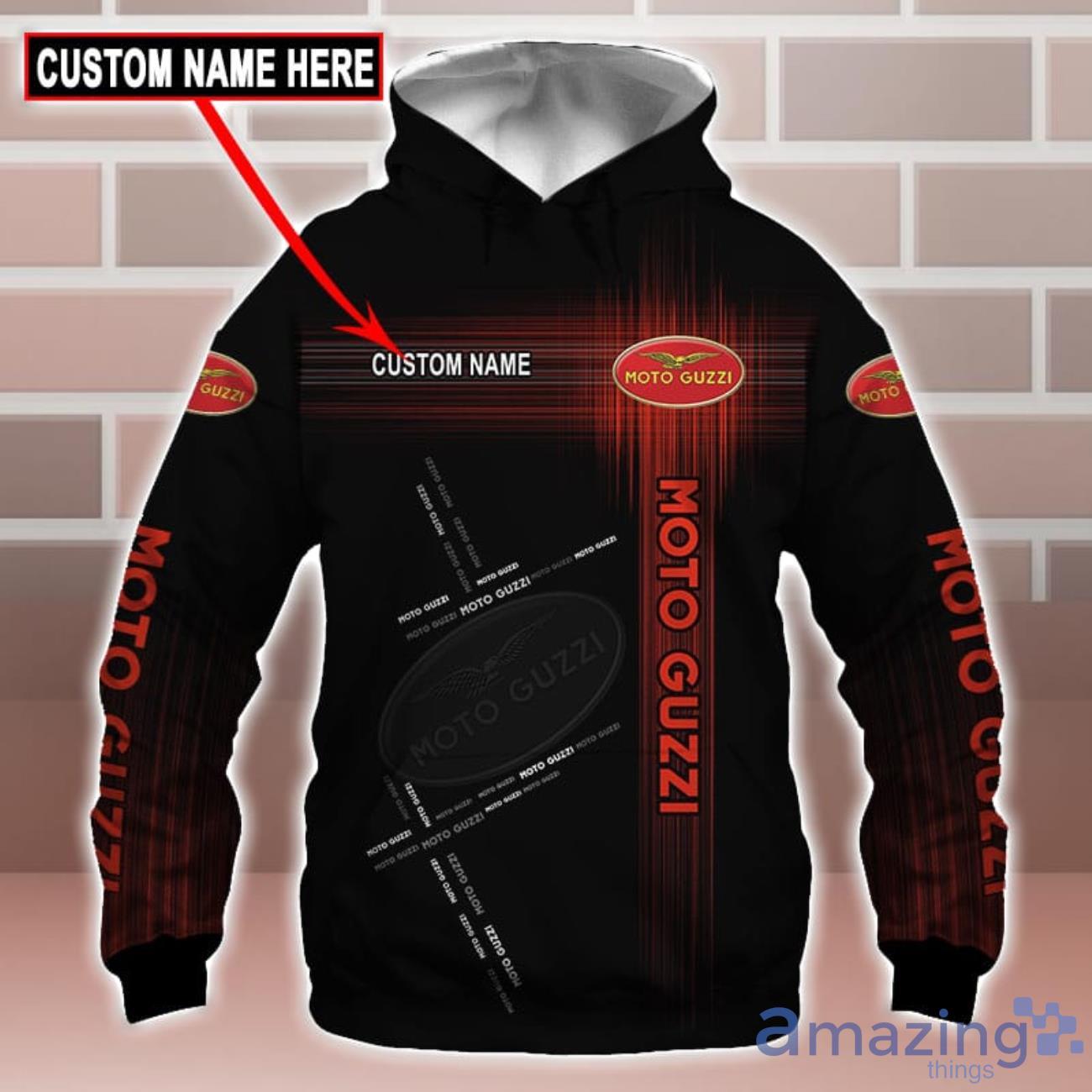 Moto Guzzi Logo Custom Name 3D T Shirt Sweatshirt Hoodie Bomber Jacket image Moto Guzzi Logo Custom Name 3D T-Shirt Sweatshirt Hoodie Bomber Jacket Product Photo 1