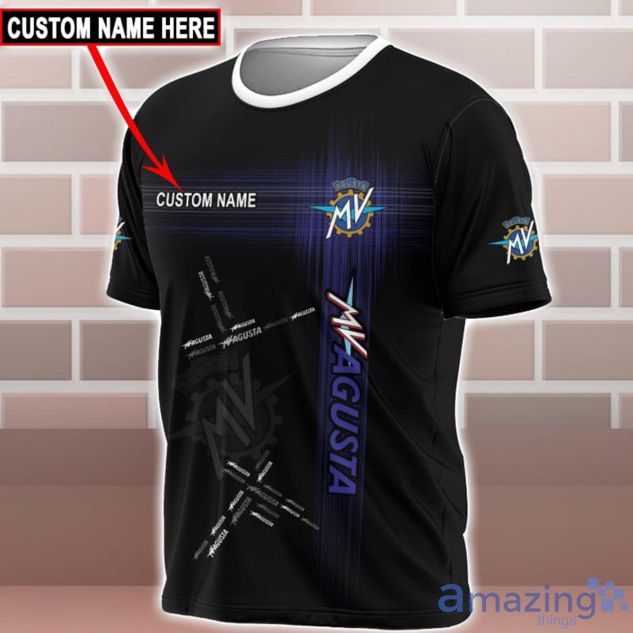 MV Agusta Logo Custom Name 3D T Shirt Sweatshirt Hoodie Bomber Jacket image MV Agusta Logo Custom Name 3D T-Shirt Sweatshirt Hoodie Bomber Jacket Product Photo 2