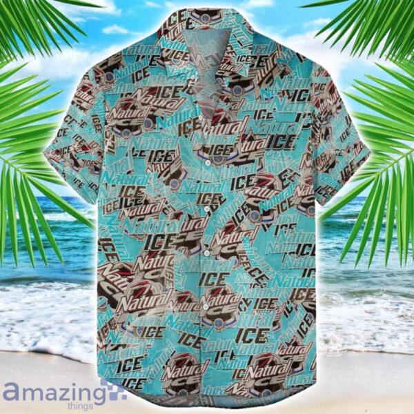 Natural Ice 3D Printing Beer Logo Hawaiian Shirt For Men And Women Product Photo 1