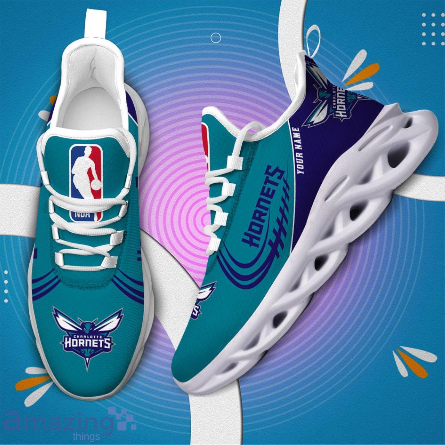 NBA Charlotte Hornets Personalized Name Gift Max Soul ShoesMen Women Shoes Gift image NBA Charlotte Hornets Personalized Name Gift Max Soul ShoesMen Women Shoes Gift Product Photo 5