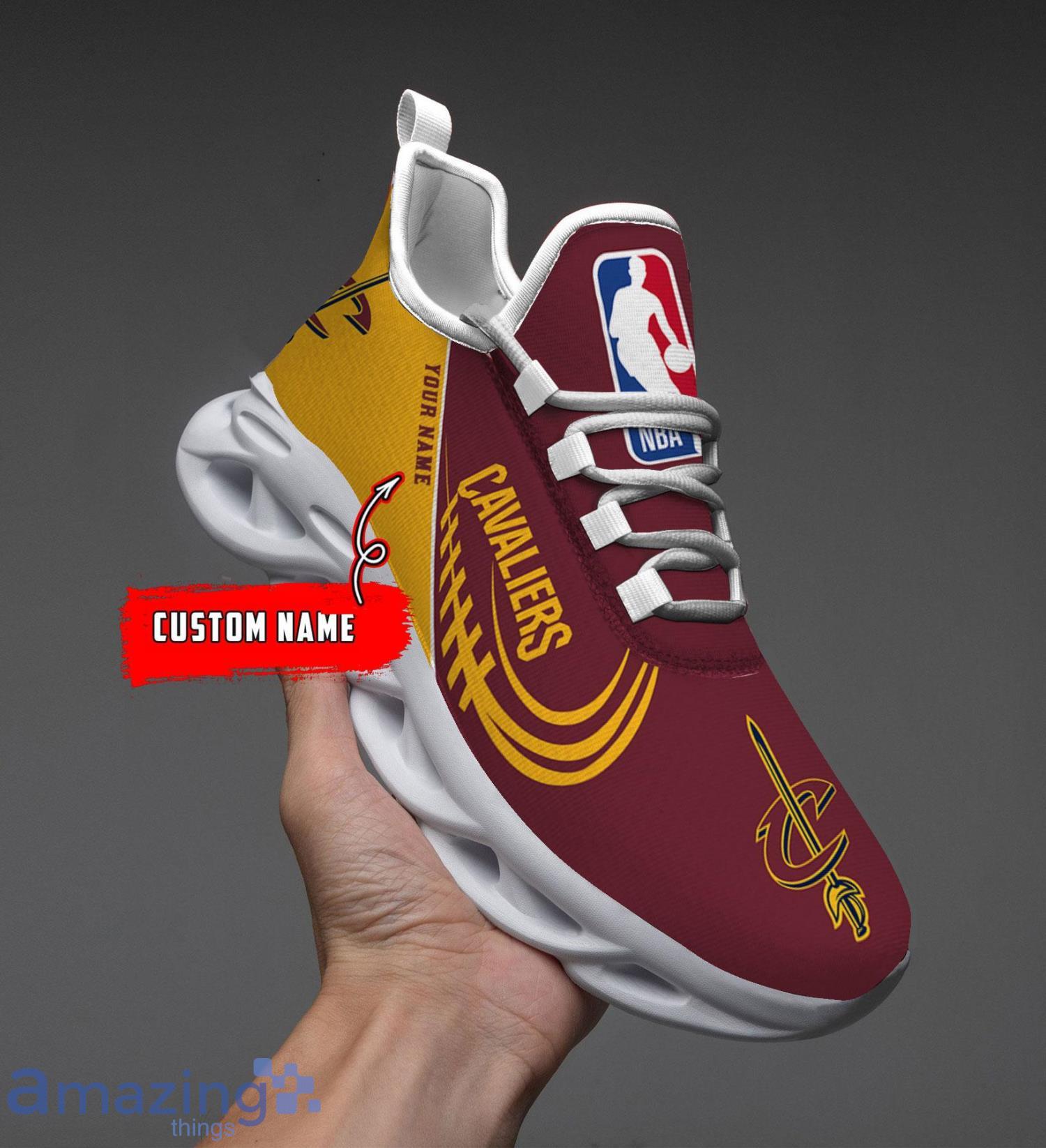 NBA Cleveland Cavaliers Personalized Name Gift Max Soul ShoesMen Women Shoes Gift image NBA Cleveland Cavaliers Personalized Name Gift Max Soul ShoesMen Women Shoes Gift Product Photo 3