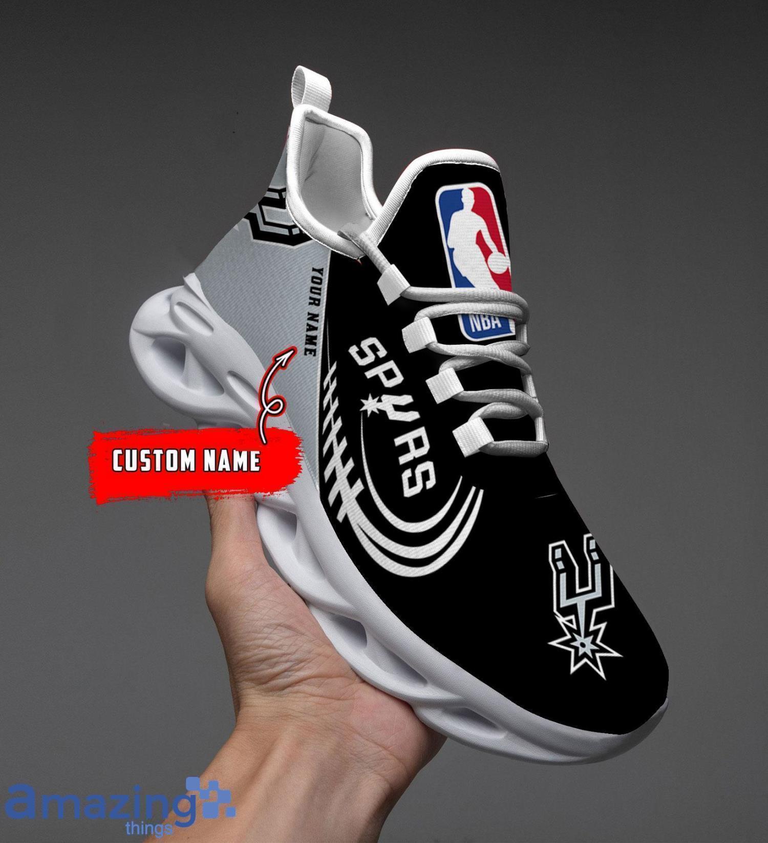 NBA San Antonio Spurs Personalized Name Gift Max Soul ShoesMen Women Shoes Gift image NBA San Antonio Spurs Personalized Name Gift Max Soul ShoesMen Women Shoes Gift Product Photo 3